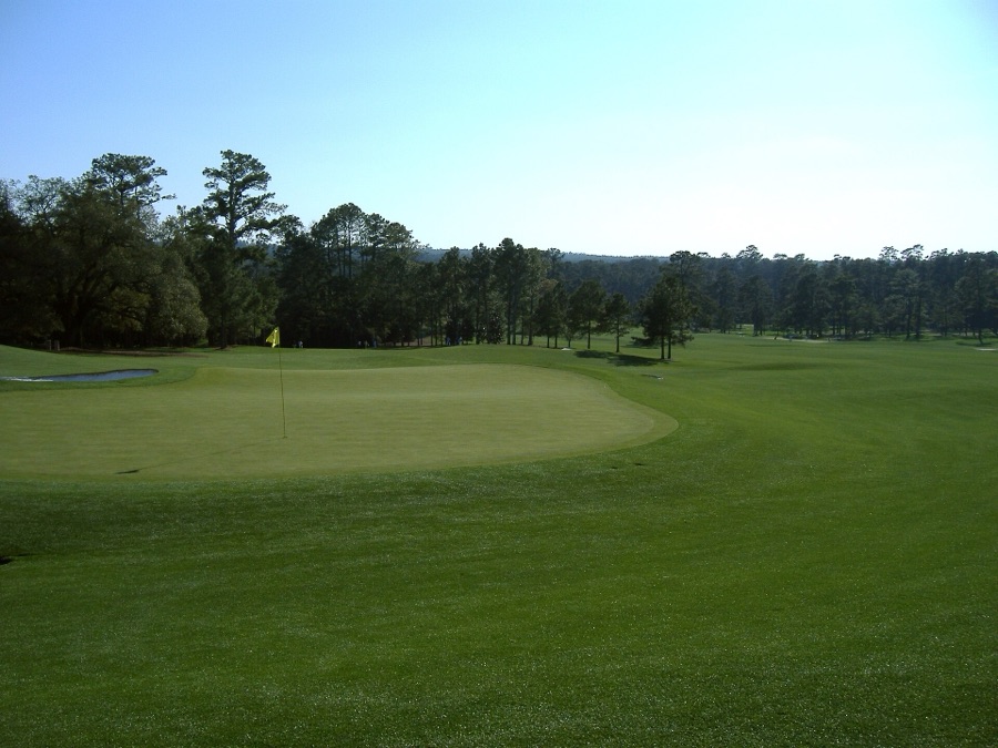 The 18th from the fairway.