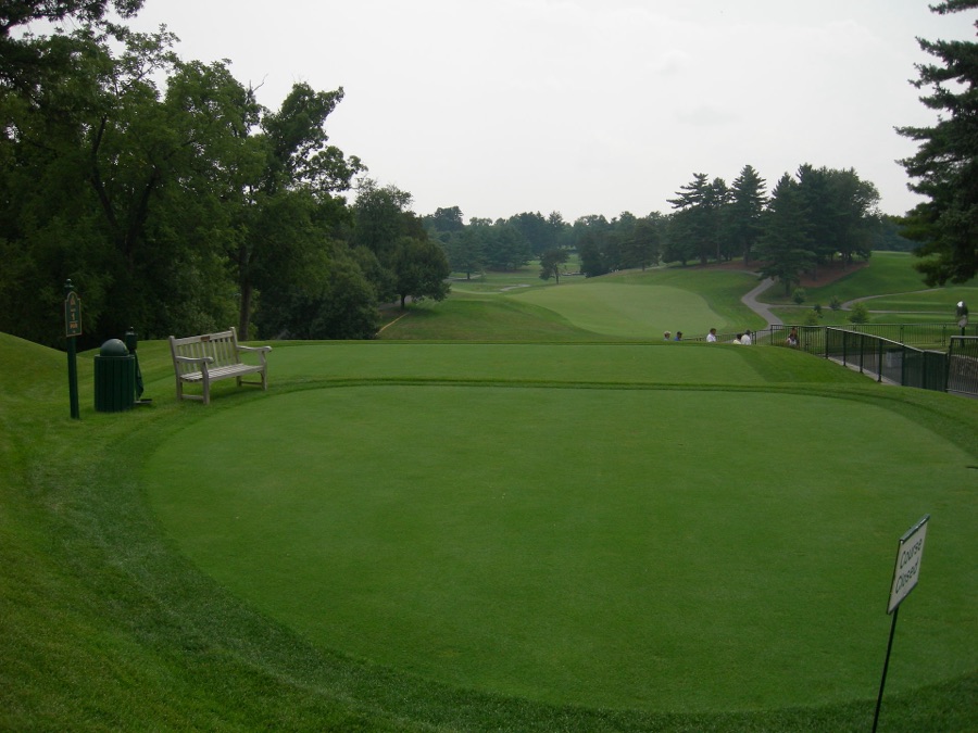 The first hole of the Gold Course, closed during the 2007 AT&T National.