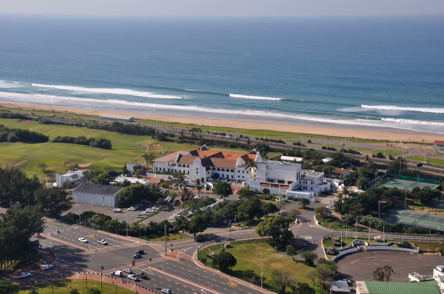 The clubhouse buildings from another angle.