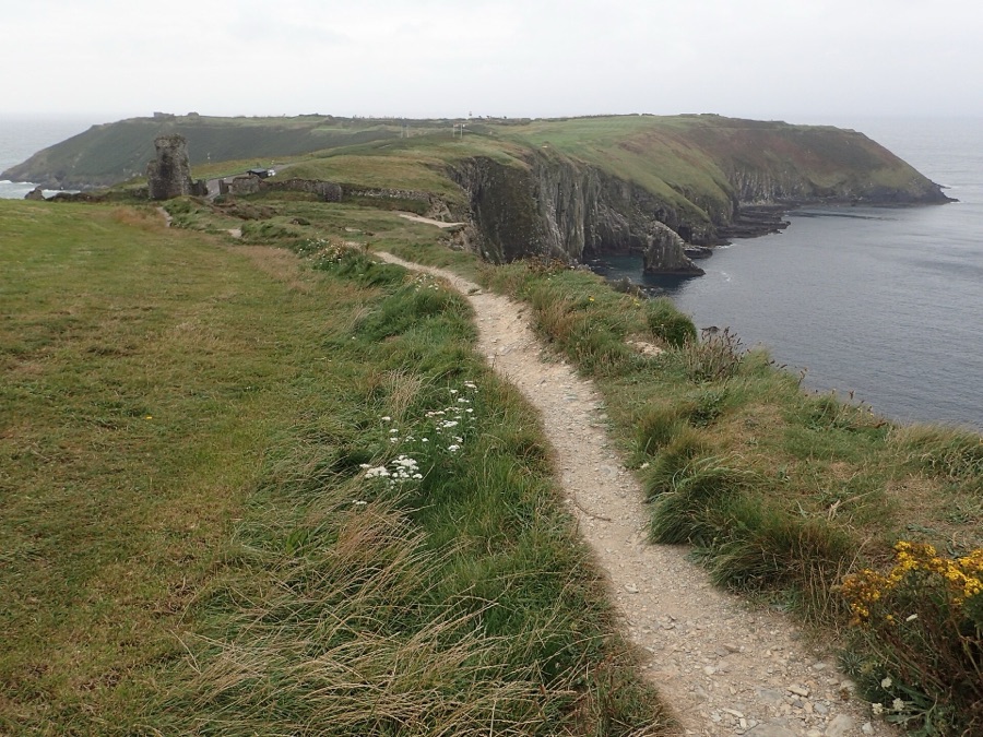 The headland from another point along the coast.