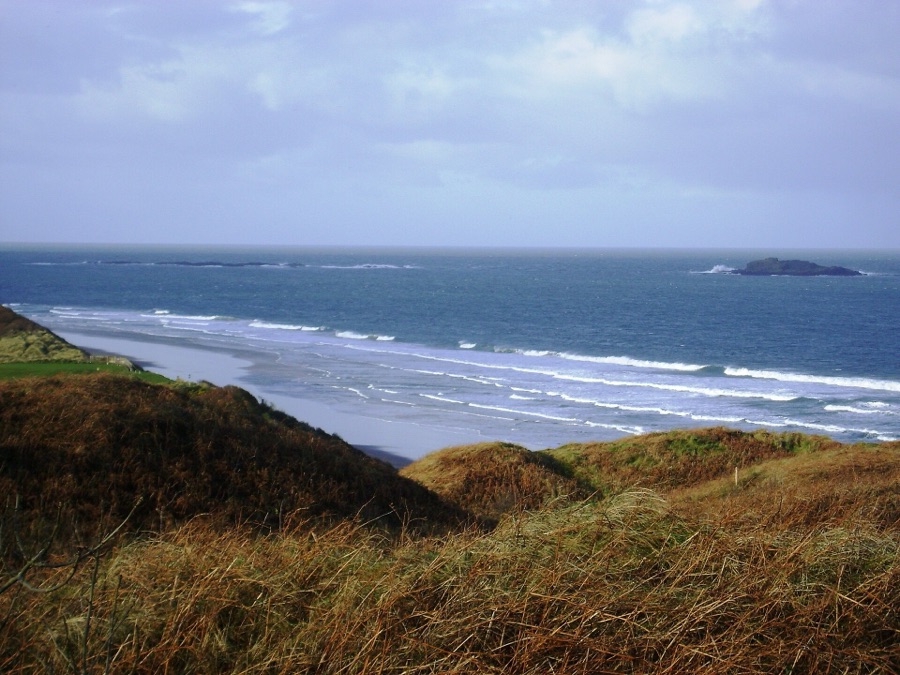 The coast at Portrush.