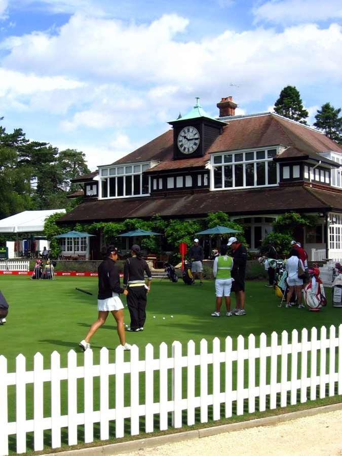 The clubhouse during the 2008 Women's British Open.