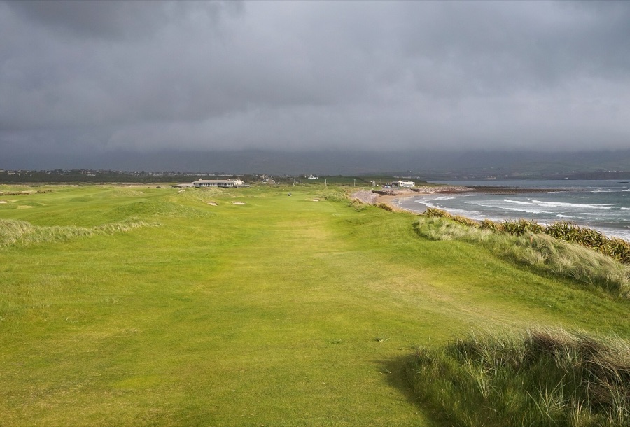 The 18th hole.
